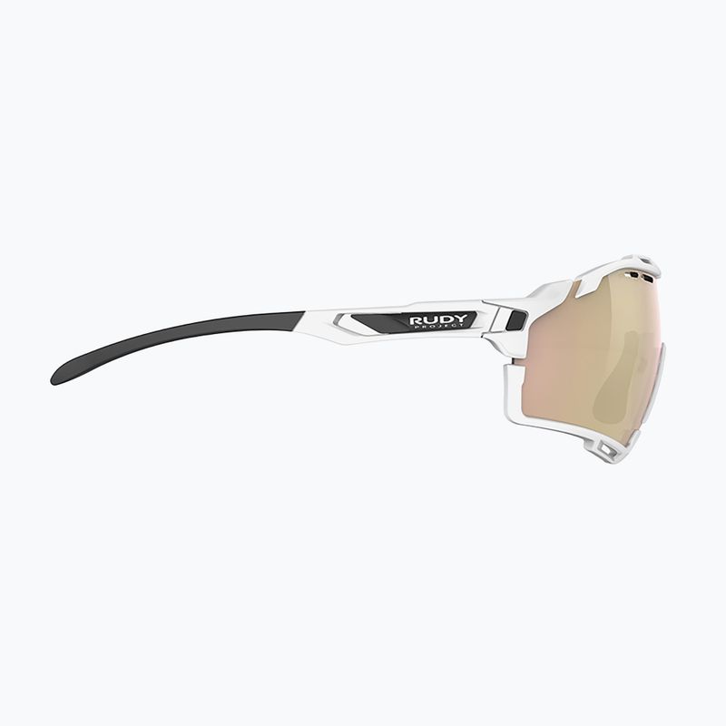 Ochelari de soare Rudy Project Cutline white gloss/multilaser rosegold 6