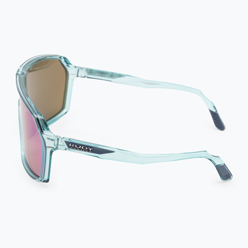 Ochelari de soare Rudy Project Spinshield crystal azur/multilaser green 4