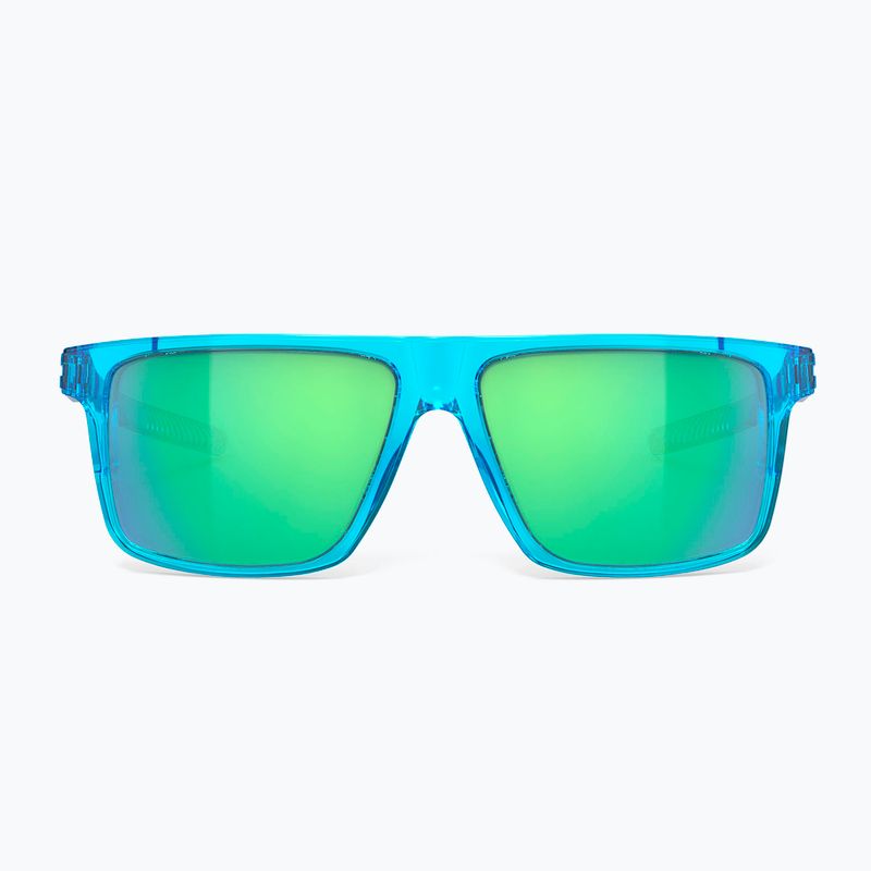 Ochelari de soare Rudy Project Stellar multilaser green/crystal azur 2