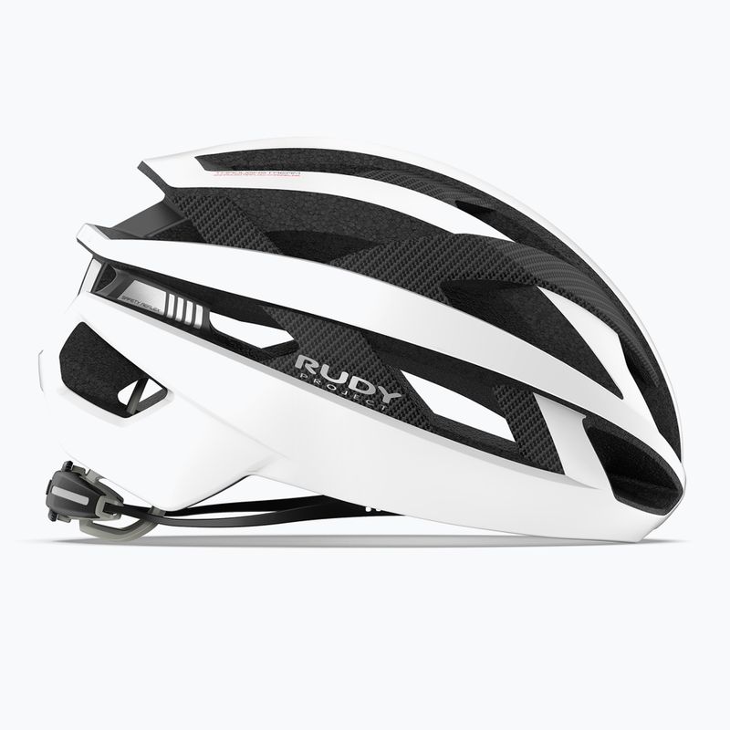 Cască de bicicletă Rudy Project Rebel carbon white matte 3