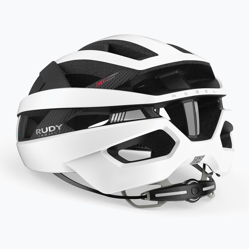 Cască de bicicletă Rudy Project Rebel carbon white matte 4