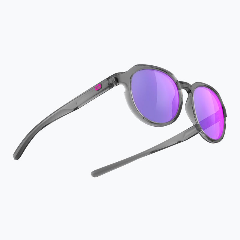 Ochelari de soare Rudy Project Glamshady crystal ash/multilaser violet 3