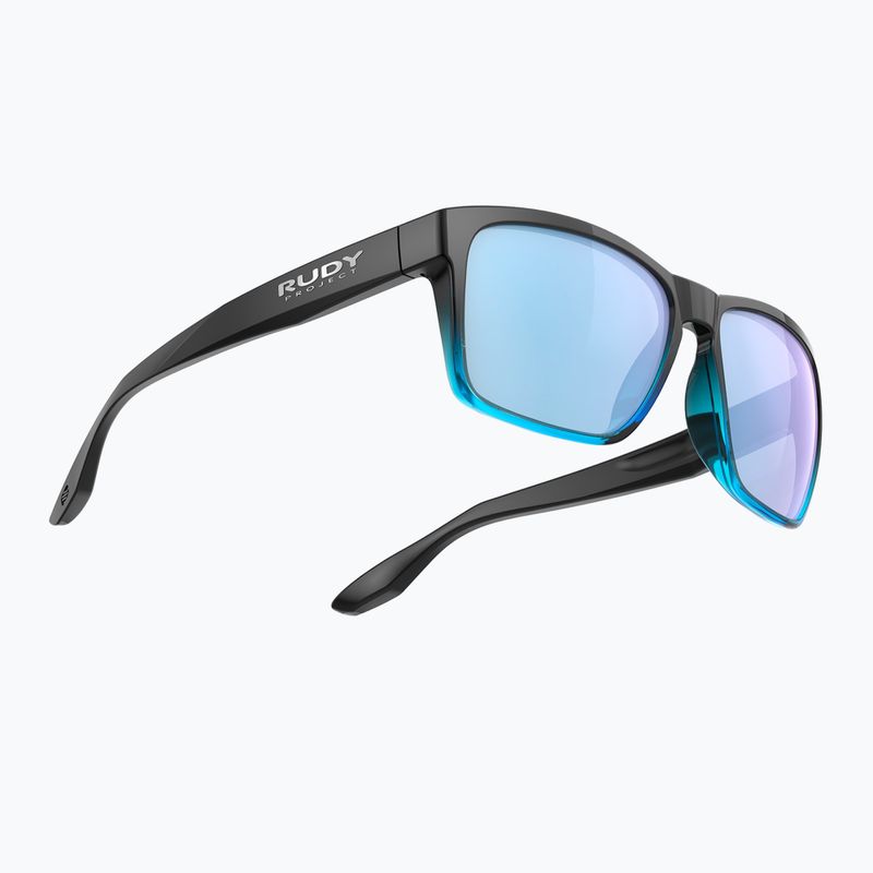 Ochelari de soare Rudy Project Spinhawk Edge black fade crystal azur gloss/multilaser ice 3