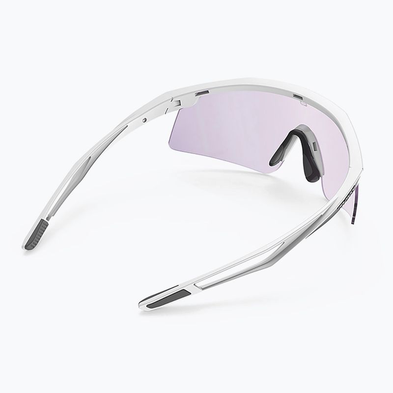 Ochelari de soare Rudy Project Turbolence white matte/impactx photochromic 2 laser purple 5