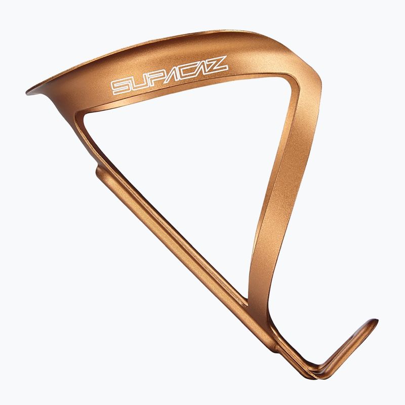 Suport pentru bidon SUPACAZ Fly Cage Ano gold