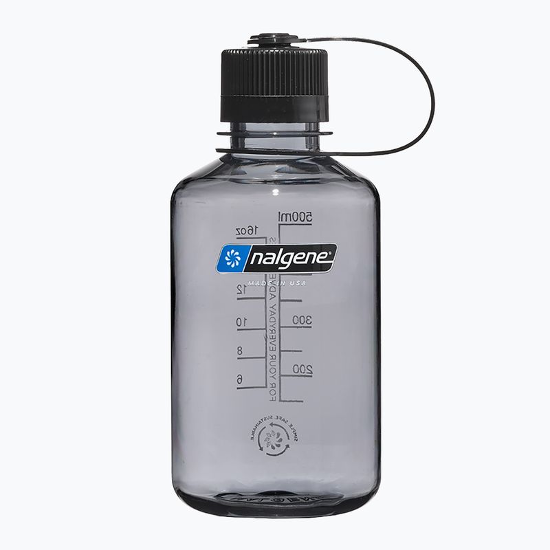Sticlă turistică Nalgene Narrow Mouth Sustain 500 ml gray