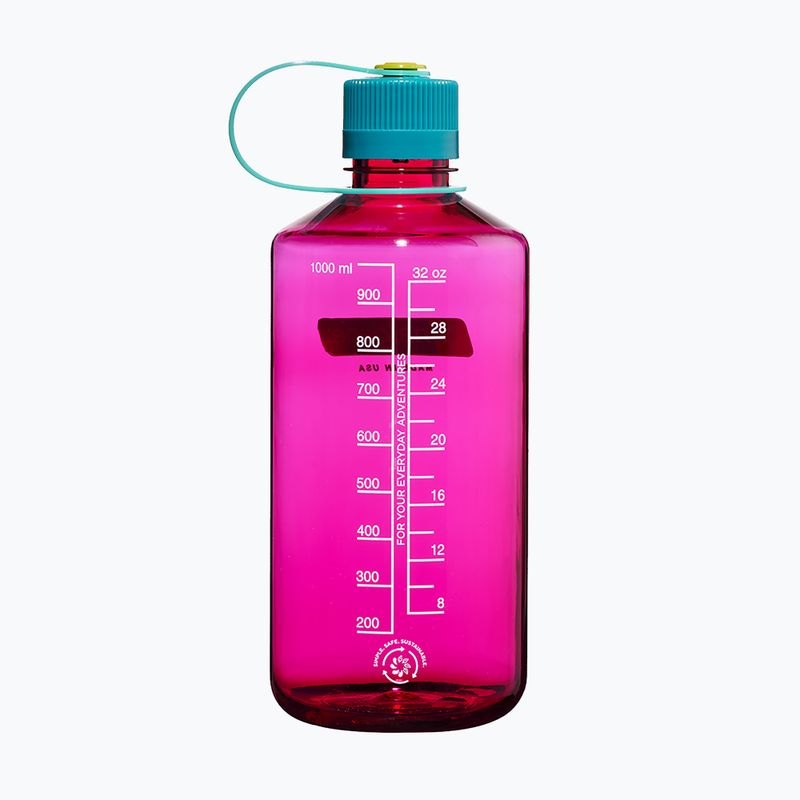 Sticlă turistică Nalgene Narrow Mouth Sustain 1000 ml vinete 2