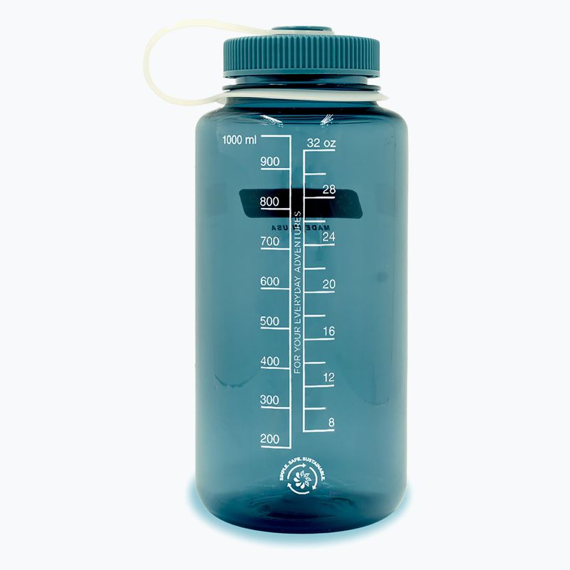 Sticlă turistică Nalgene Wide Mouth Sustain 1000 ml cadet 2