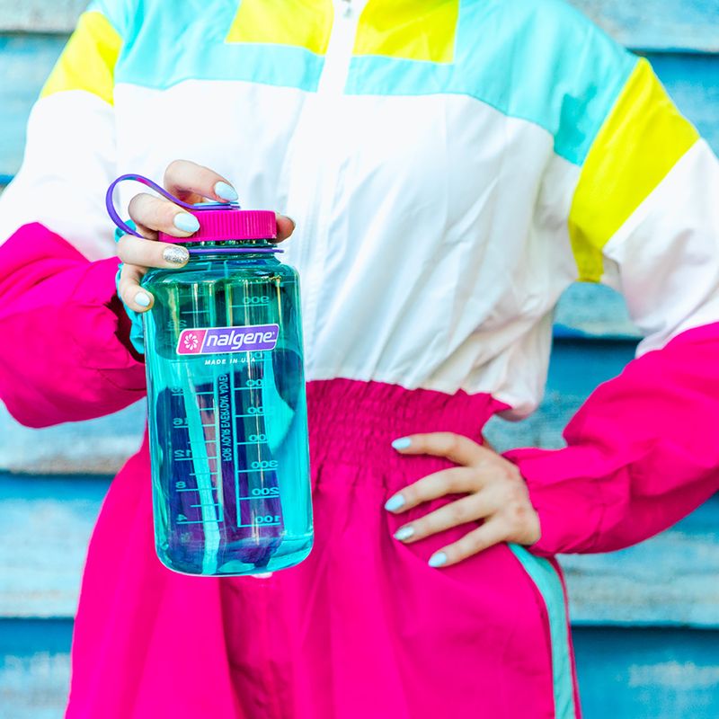 Sticlă turistică Nalgene Wide Mouth Sustain 1000 ml surfer