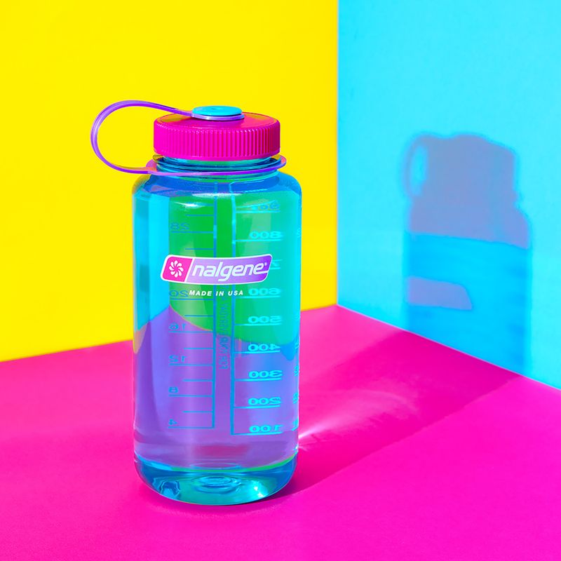 Sticlă turistică Nalgene Wide Mouth Sustain 1000 ml surfer
