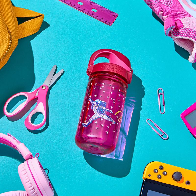 Sticla turistică Nalgene On The Fly Kids roz astronaut 6
