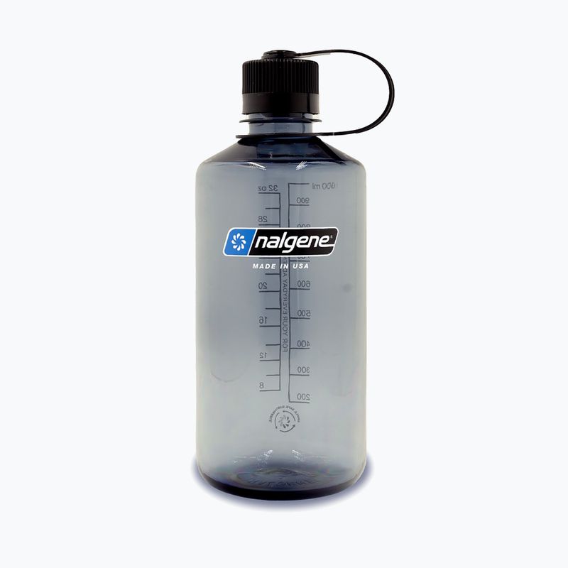 Sticlă turistică Nalgene Narrow Mouth Sustain 1000 ml gri