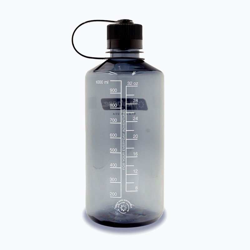 Sticlă turistică Nalgene Narrow Mouth Sustain 1000 ml gri 2