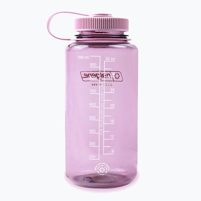 Sticlă turistică Nalgene Wide Mouth Sustain 1000 ml cherry blossom 2
