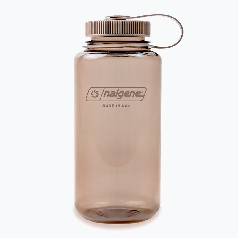 Sticlă turistică Nalgene Wide Mouth Sustain 1000 ml monochrome mocha