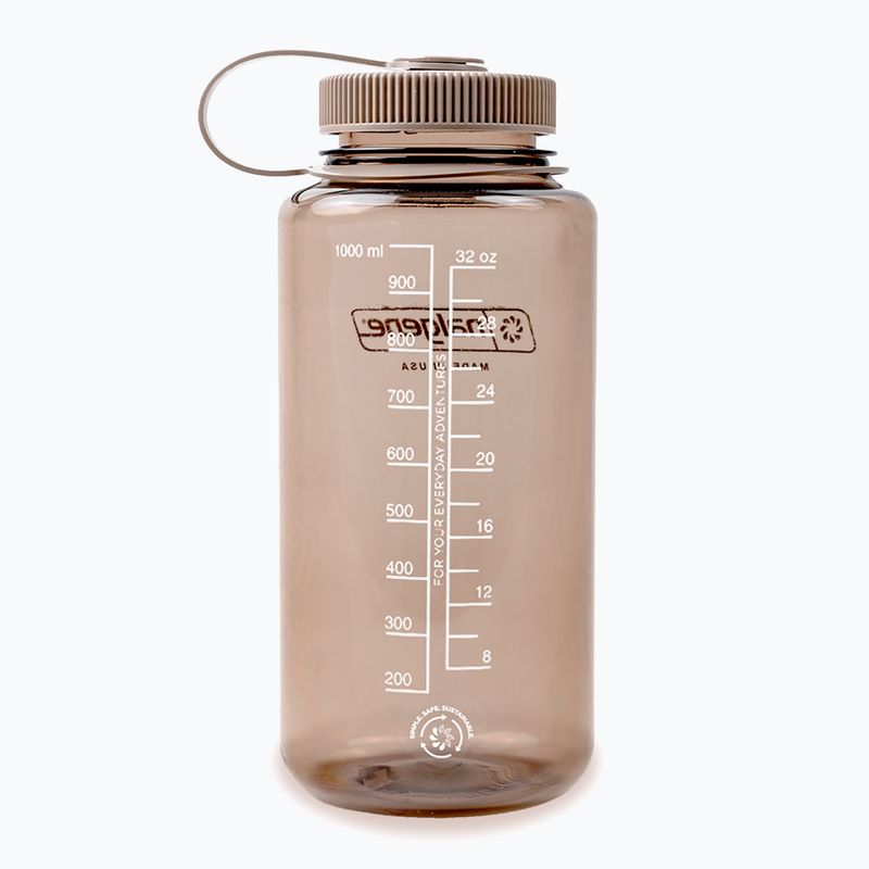 Sticlă turistică Nalgene Wide Mouth Sustain 1000 ml monochrome mocha 2