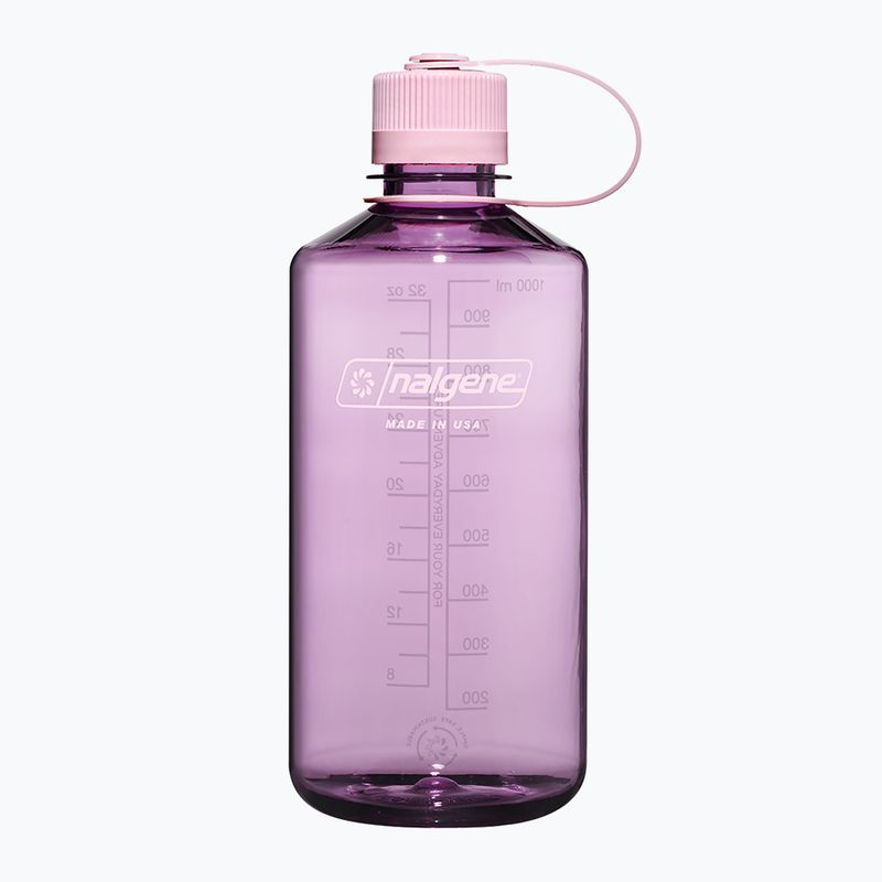 Sticlă de drumeții Nalgene Narrow Mouth 1000 ml cherry blossom