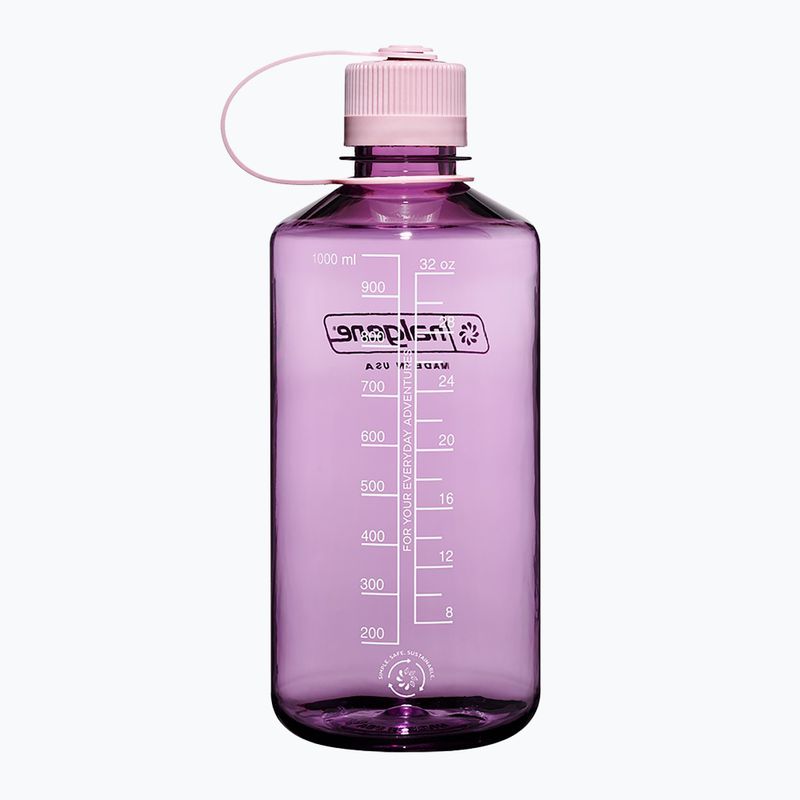 Sticlă de drumeții Nalgene Narrow Mouth 1000 ml cherry blossom 2