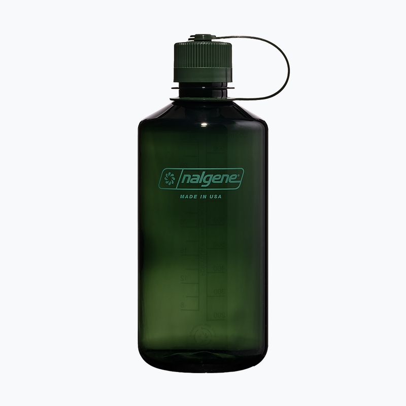 Sticla turistică Nalgene Narrow Mouth Sustain 1000 ml jad