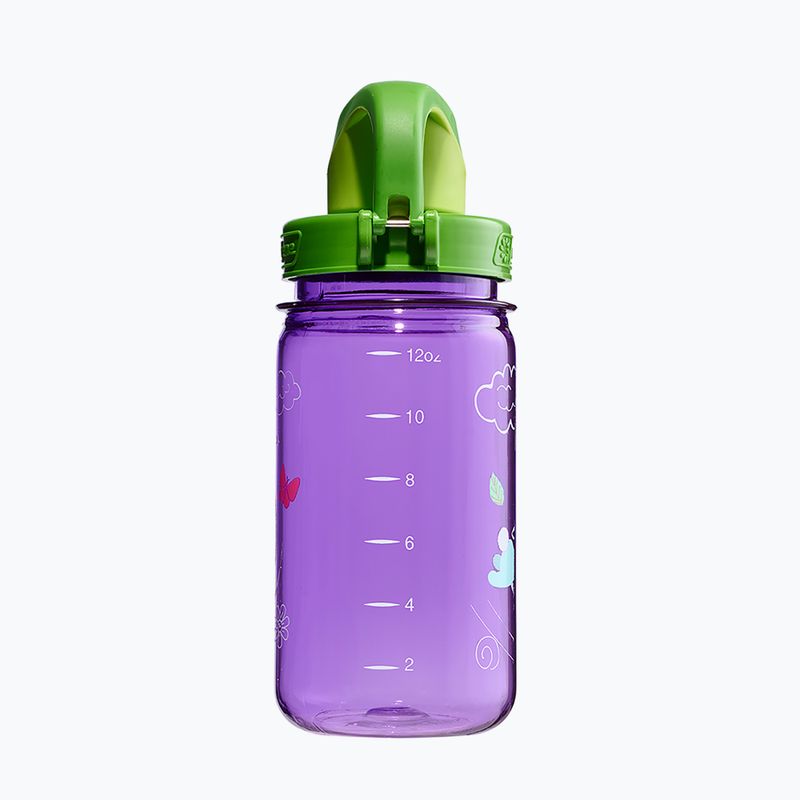 Sticla turistică Nalgene On The Fly Kids 350 ml purple jackalope 2