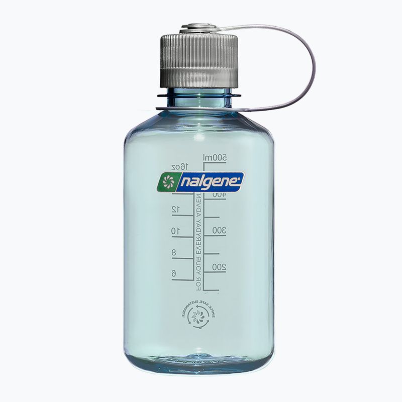 Sticla turistică Nalgene Narrow Mouth Sustain 500 ml seafoam