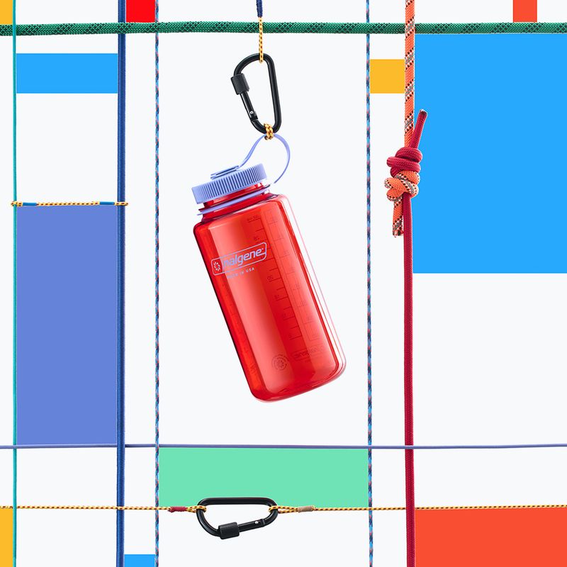 Sticlă turistică Nalgene Wide Mouth Sustain 1000 ml portocaliu marmeladă 2