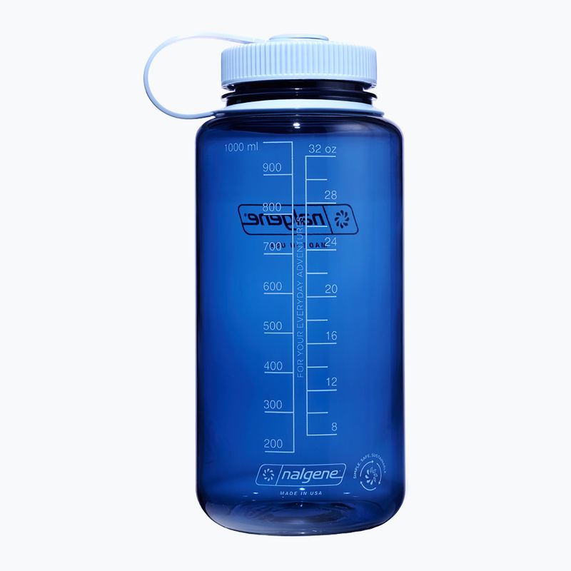 Sticlă turistică Nalgene Wide Mouth Sustain 1000 ml indigo 2