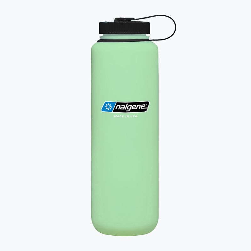 Sticlă turistică Nalgene Wide Mouth Silo Sustain 1400 ml glow
