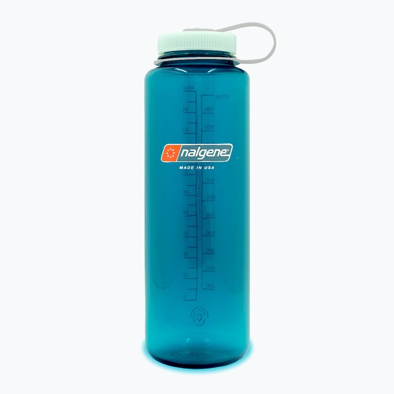 Nalgene Wide Mouth Silo Sustain 1400ml sticlă de călătorie pentru păstrăv cu gură largă