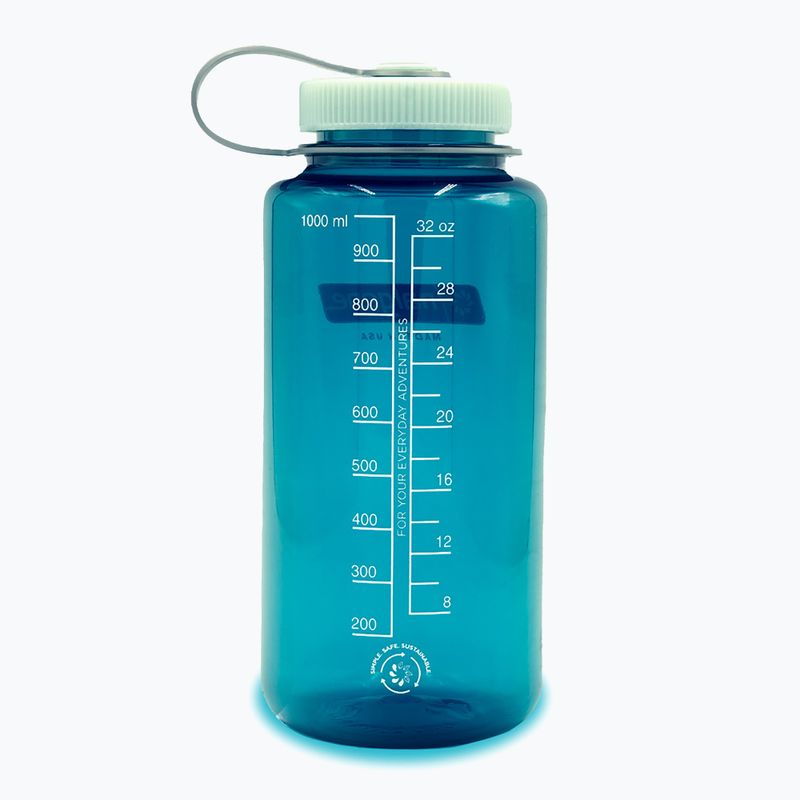 Sticlă turistică Nalgene Wide Mouth Sustain 1000 ml trout green 2