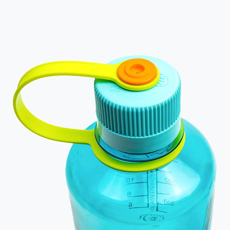 Sticlă turistică Nalgene Narrow Mouth Sustain 500 ml cerulean