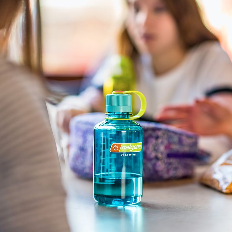 Sticlă turistică Nalgene Narrow Mouth Sustain 500 ml cerulean