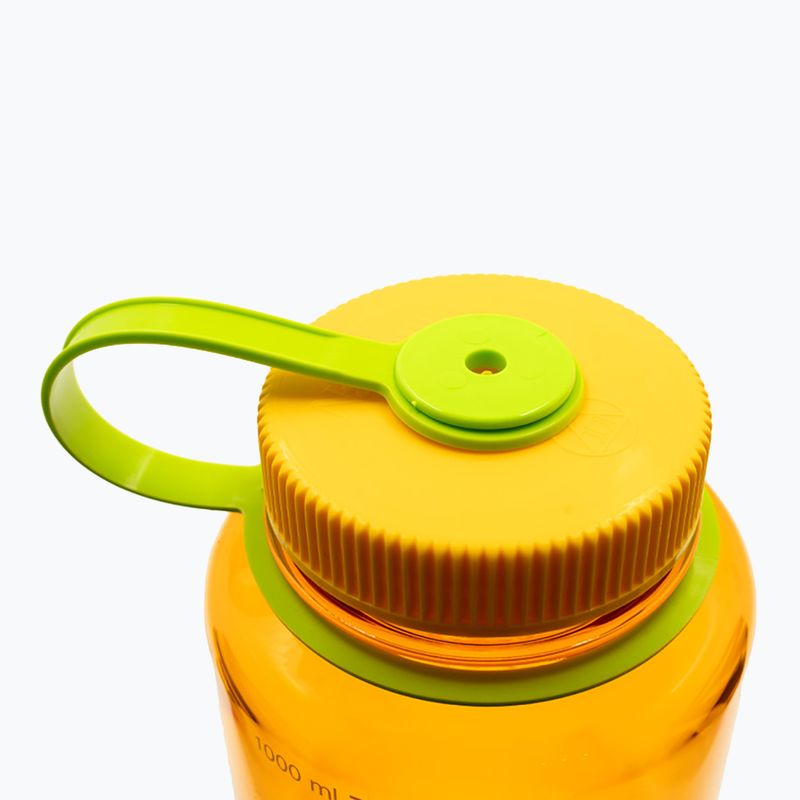 Sticlă turistică Nalgene Wide Mouth Sustain 1000 ml clementine 3