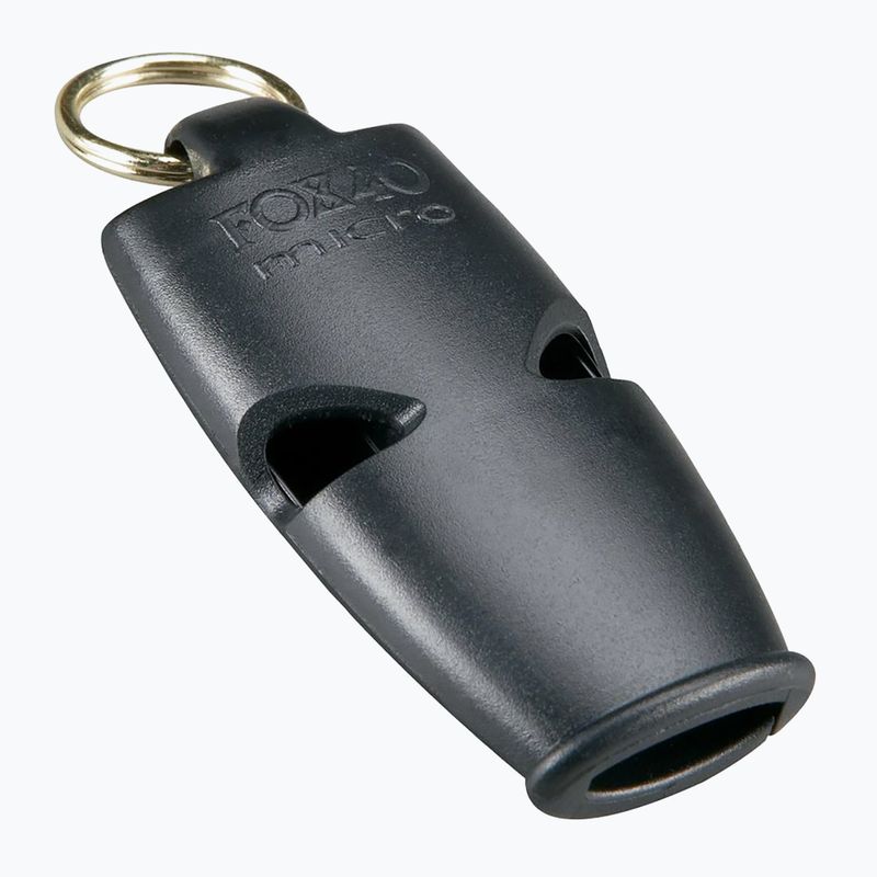 Fluier cu șnur Fox 40 Micro Safety black