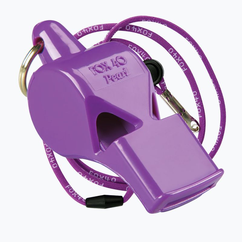 Fluier cu șnur Fox 40 Pearl Safety mov 9703