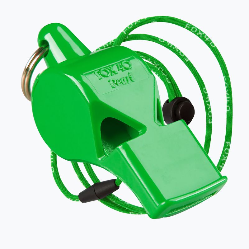 Fluier cu șnur Fox 40Pearl Safety Neon Green 9703
