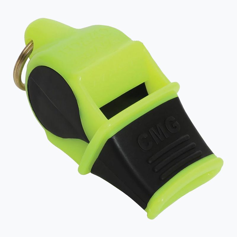 Fluier cu șnur Fox 40 Sonik Blast CMG neon yellow/black