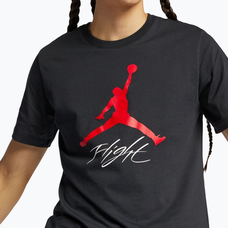 Tricou pentru bărbați Jordan Jumpman Flight black/gym red 5