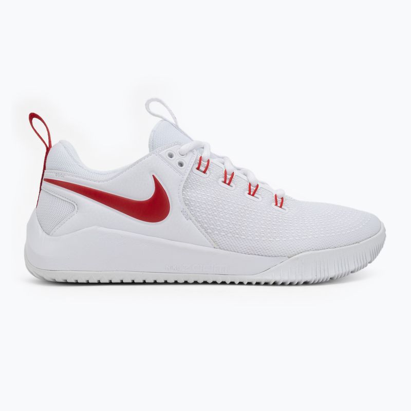 Încălțăminte de volei pentru femei Nike Air Zoom Hyperace 2 white/university red 2