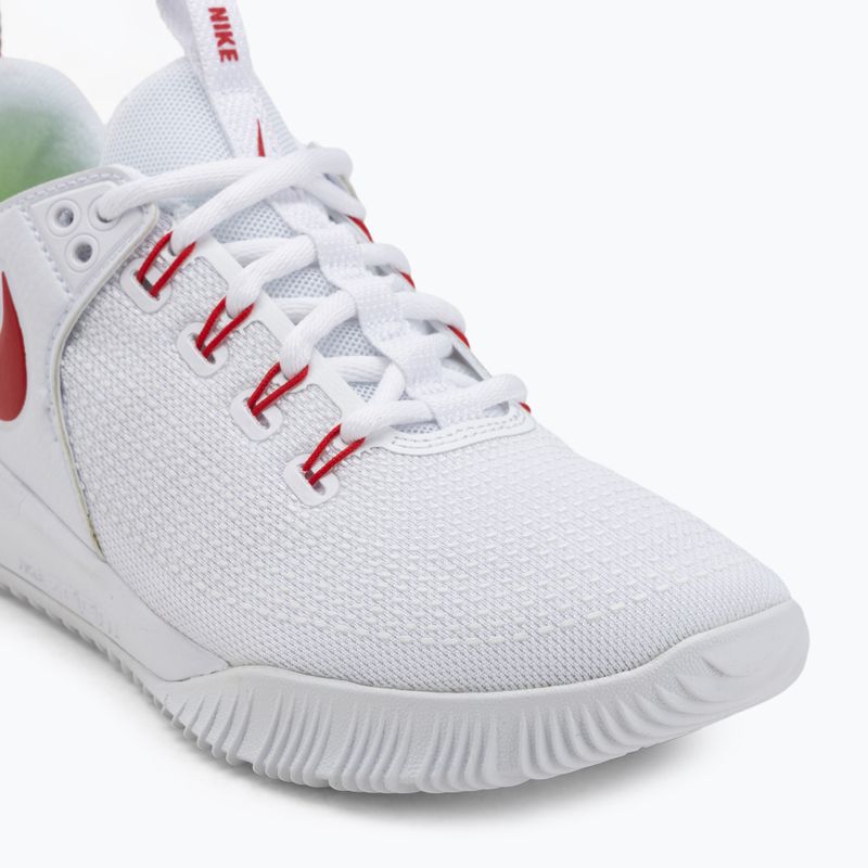 Încălțăminte de volei pentru femei Nike Air Zoom Hyperace 2 white/university red 7