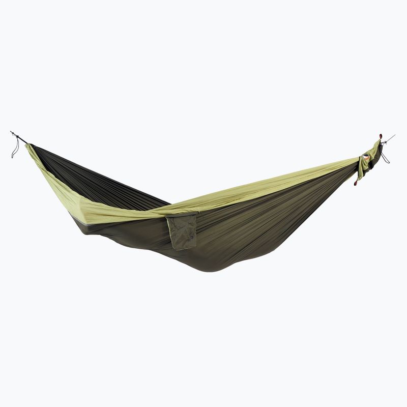 Hamac turistic pentru două persoane Ticket To The Moon Original army green/green apple