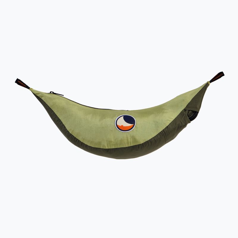 Hamac turistic pentru două persoane Ticket To The Moon Original army green/green apple 2