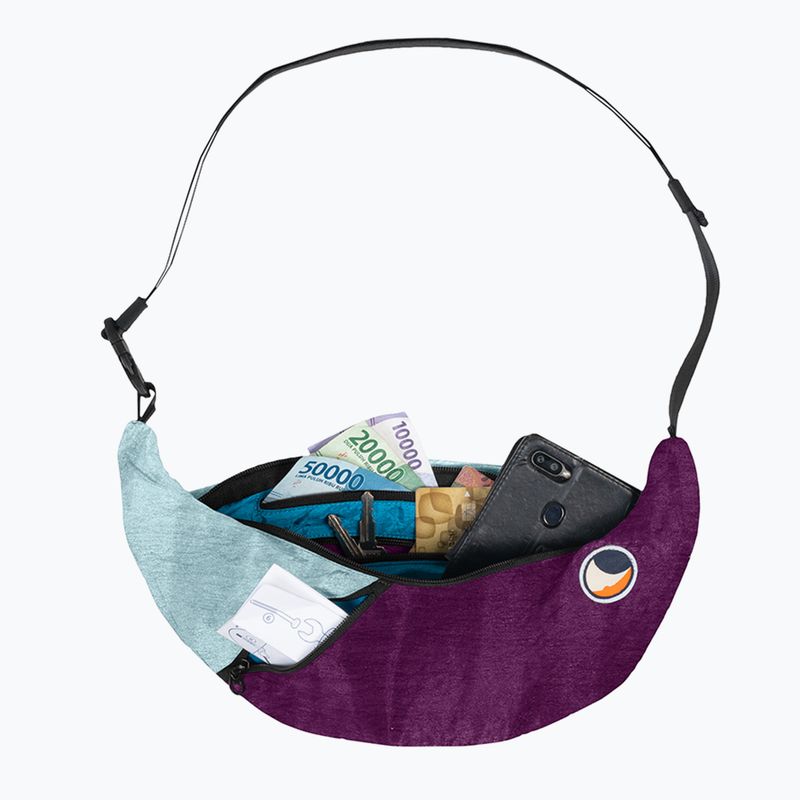 Borsetă de braț Ticket To The Moon Upcycled Sling bag plum/cloud 2