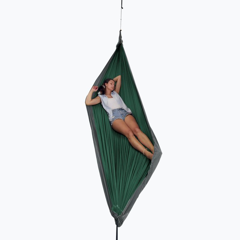 Hamac turistic pentru două persoane Ticket To The Moon Original petrol green/dark grey 3
