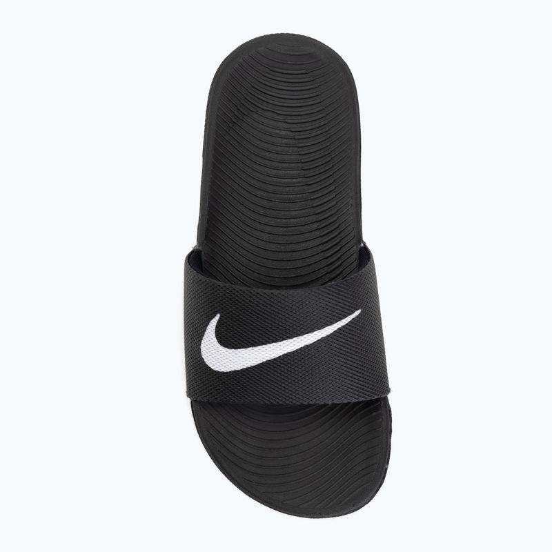 Papuci pentru copii Nike Kawa black/white 5
