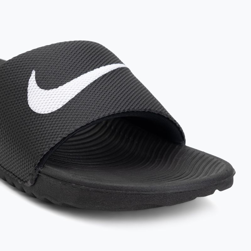 Papuci pentru copii Nike Kawa black/white 7