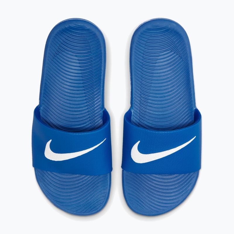 Șlapi pentru copii Nike Coffee hyper cobalt/white 4
