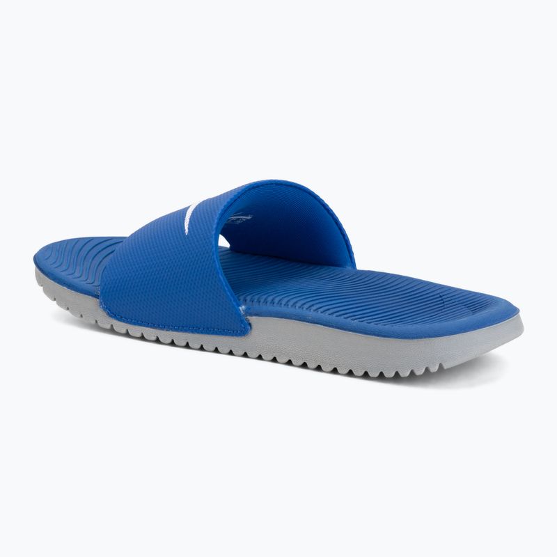 Șlapi pentru copii Nike Coffee hyper cobalt/white 3