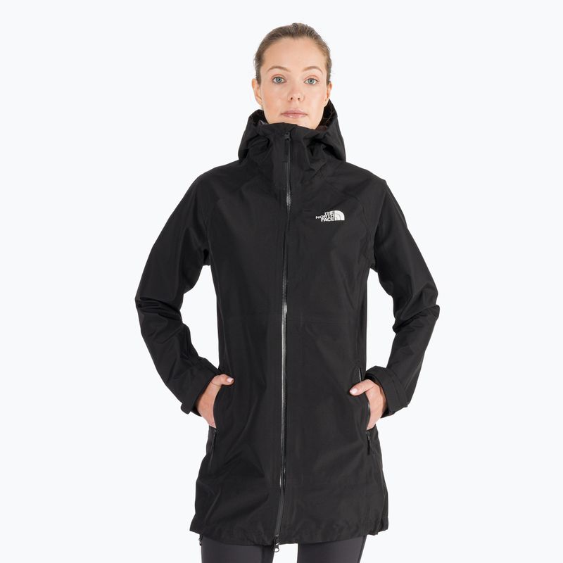 Jachetă de ploaie pentru femei The North Face Dryzzle Futurelight Parka negru NF0A7QADJK31