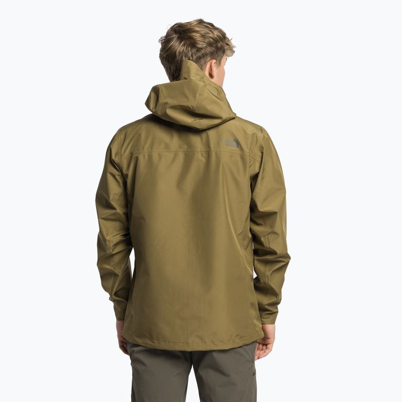 Jachetă de ploaie pentru bărbați The North Face Dryzzle Futurelight maro NF0A7QB237U1 4